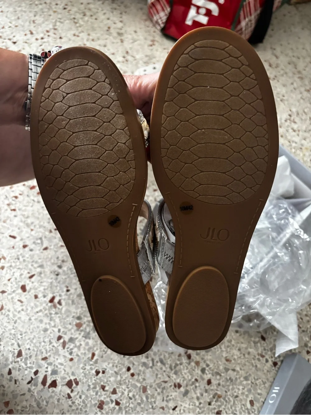 Nib JLO Jennifer Lopez Halil sandals size 10